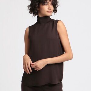THEORY - sleeveless roll neck top NWT